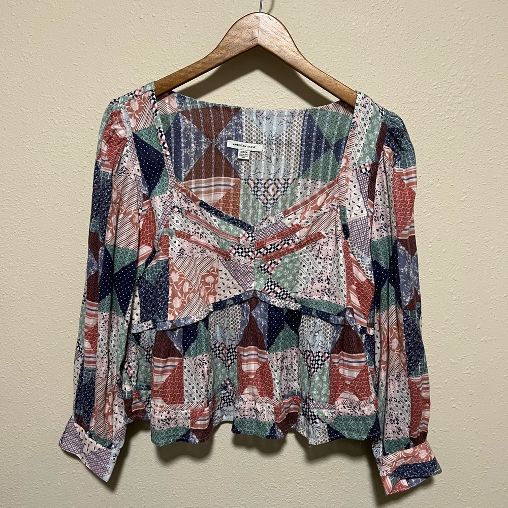 American Eagle | S | Multi Plaid